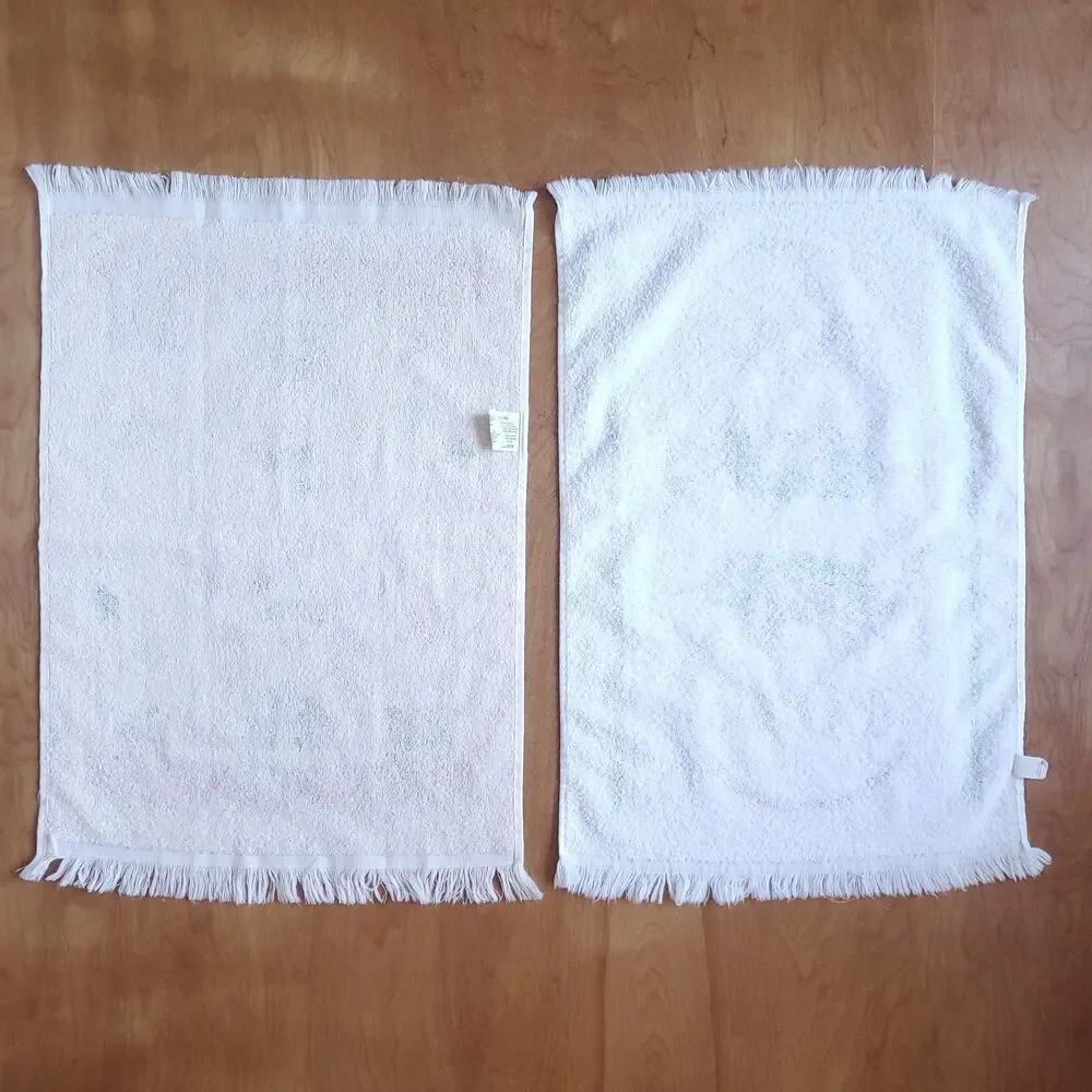 Vintage Lot of 4 Christmas Hand Dish Kitchen Terry Cloth Towels Made in USA